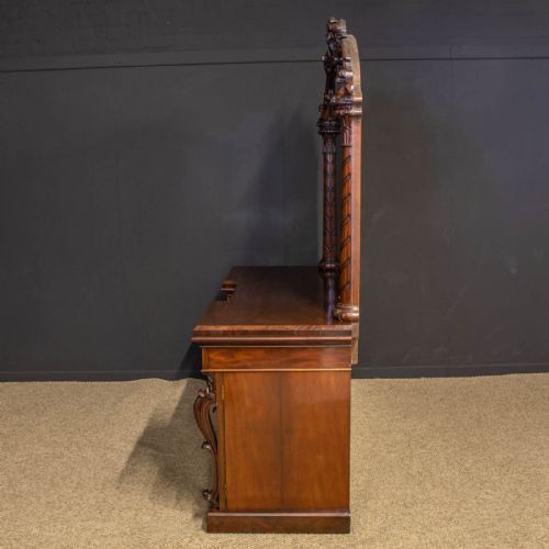 MID VICTORIAN MAHOGANY SIDEBOARD - ADDITIONAL PHOTO 21