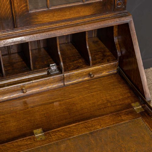 OAK BUREAU BOOKCASE - ADDITIONAL PHOTO 13