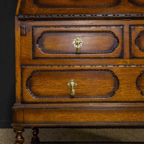 OAK BUREAU BOOKCASE - ADDITIONAL PHOTO 15