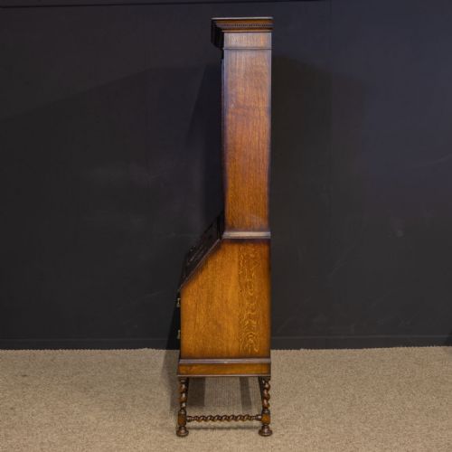 OAK BUREAU BOOKCASE - ADDITIONAL PHOTO 16