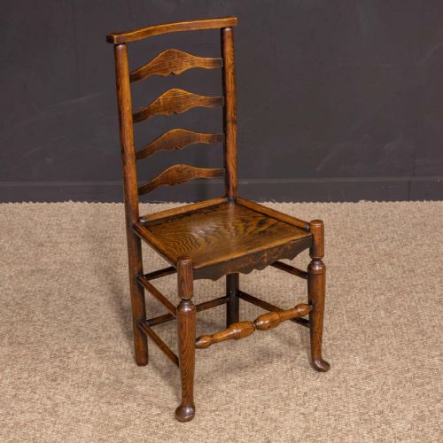 SET OF EIGHT GEORGIAN LADDERBACK CHAIRS - ADDITIONAL PHOTO 2