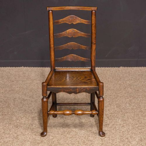 SET OF EIGHT GEORGIAN LADDERBACK CHAIRS - ADDITIONAL PHOTO 3