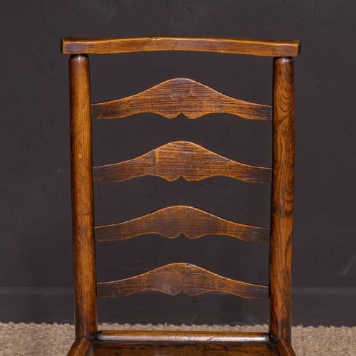 SET OF EIGHT GEORGIAN LADDERBACK CHAIRS - ADDITIONAL PHOTO 6