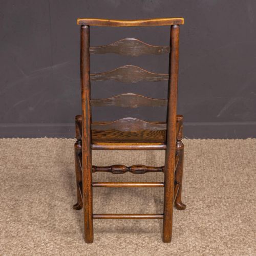 SET OF EIGHT GEORGIAN LADDERBACK CHAIRS - ADDITIONAL PHOTO 7