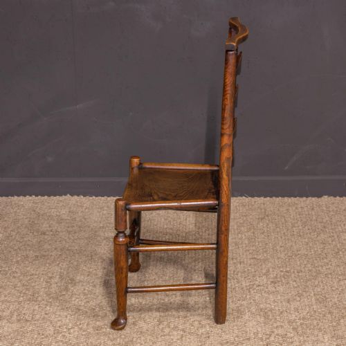 SET OF EIGHT GEORGIAN LADDERBACK CHAIRS - ADDITIONAL PHOTO 8