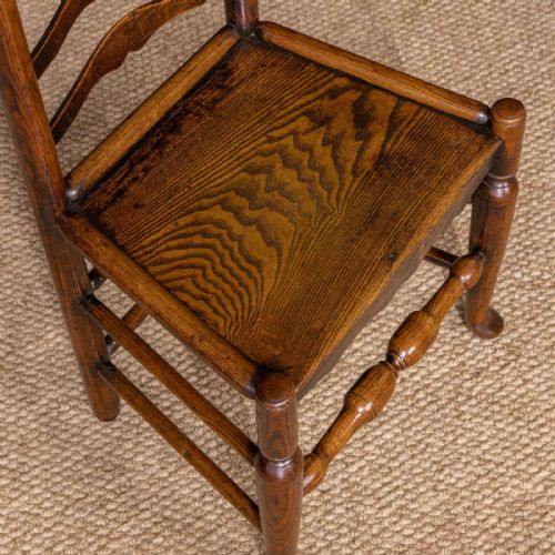 SET OF EIGHT GEORGIAN LADDERBACK CHAIRS - ADDITIONAL PHOTO 10
