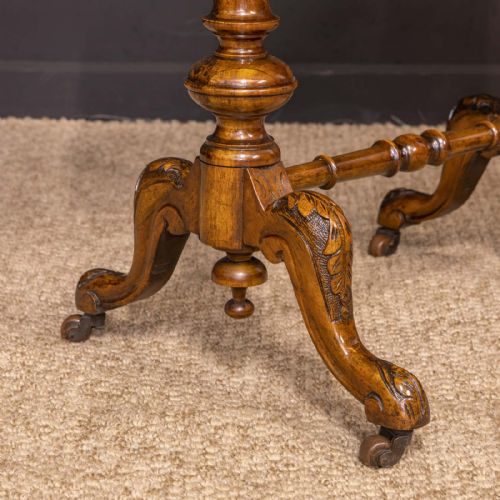 VICTORIAN WALNUT SEWING TABLE - ADDITIONAL PHOTO 11