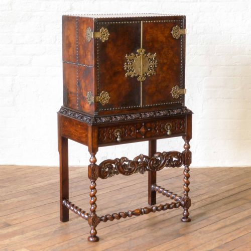 victorian cupboard on stand - CATEGORY: ANTIQUE CUPBOARDS - DATED VICTORIAN