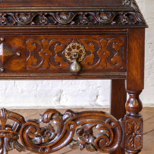 VICTORIAN CUPBOARD ON STAND - ADDITIONAL PHOTO 9