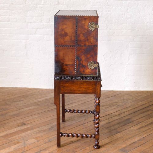 VICTORIAN CUPBOARD ON STAND - ADDITIONAL PHOTO 3