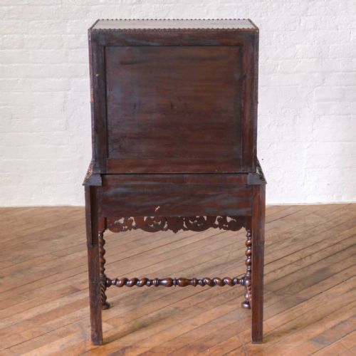 VICTORIAN CUPBOARD ON STAND - ADDITIONAL PHOTO 5