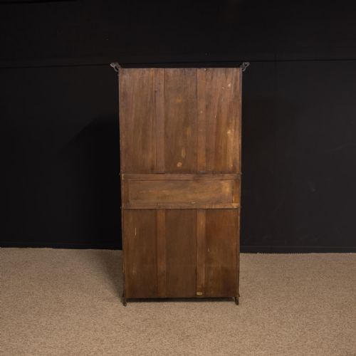 EDWARDIAN MAHOGANY BOOKCASE - ADDITIONAL PHOTO 12