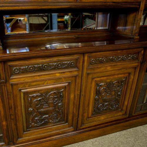 EDWARDIAN ROSEWOOD LONG BOOKCASE FROM HARRODS MANCHESTER - ADDITIONAL PHOTO 13