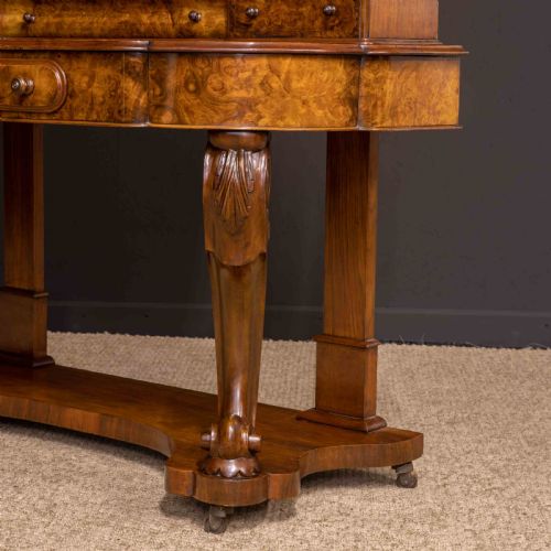 VICTORIAN BURR WALNUT DUCHESS DRESSING TABLE - ADDITIONAL PHOTO 12