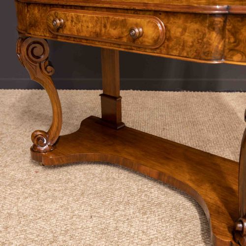 VICTORIAN BURR WALNUT DUCHESS DRESSING TABLE - ADDITIONAL PHOTO 15