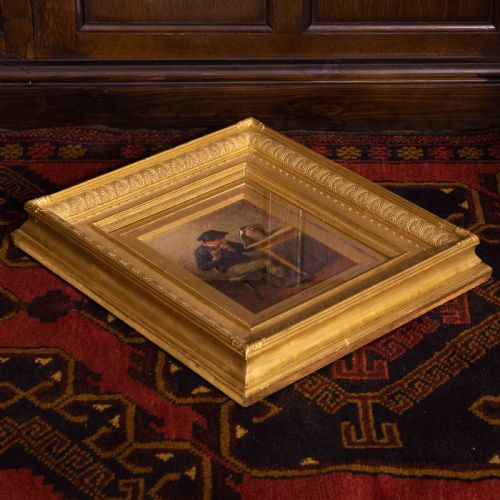 VICTORIAN OIL ON CANVAS BY WILLIAM BROMLEY - ADDITIONAL PHOTO 10