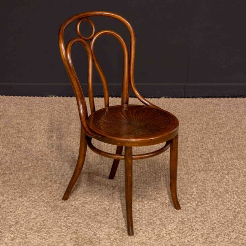 SET OF FOUR EDWARDIAN KOHN BENTWOOD CHAIRS - ADDITIONAL PHOTO 4