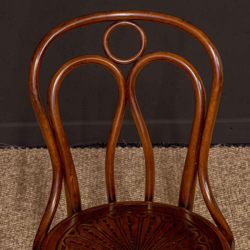 SET OF FOUR EDWARDIAN KOHN BENTWOOD CHAIRS - ADDITIONAL PHOTO 6