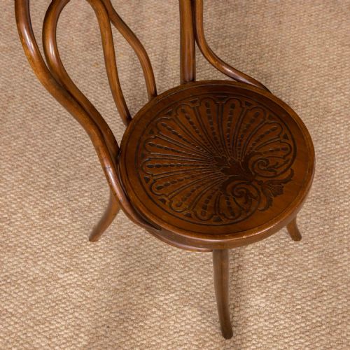 SET OF FOUR EDWARDIAN KOHN BENTWOOD CHAIRS - ADDITIONAL PHOTO 7