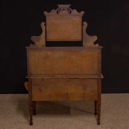 ART NOUVEAU WALNUT WASHSTAND - ADDITIONAL PHOTO 17