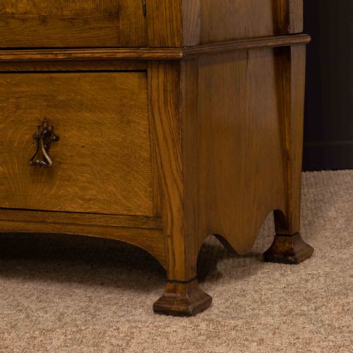 ART NOUVEAU OAK WARDROBE - ADDITIONAL PHOTO 24