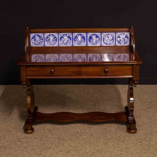 MID VICTORIAN MAHOGANY WASHSTAND - ADDITIONAL PHOTO 1