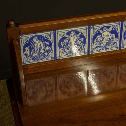 MID VICTORIAN MAHOGANY WASHSTAND - ADDITIONAL PHOTO 2