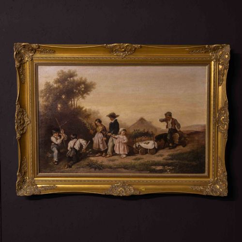 VICTORIAN OIL PAINTING - ADDITIONAL PHOTO 1