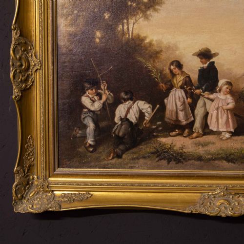 VICTORIAN OIL PAINTING - ADDITIONAL PHOTO 3