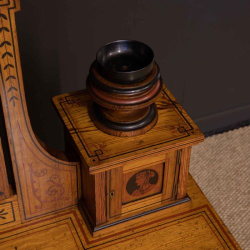 VICTORIAN NEO CLASSICAL PITCH PINE DRESSING TABLE - ADDITIONAL PHOTO 18