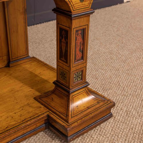 VICTORIAN NEO CLASSICAL PITCH PINE DRESSING TABLE - ADDITIONAL PHOTO 27