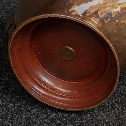 VICTORIAN COPPER COAL HELMET - ADDITIONAL PHOTO 13