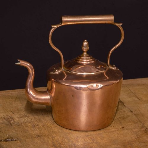 VICTORIAN COPPER KETTLE - ADDITIONAL PHOTO 1