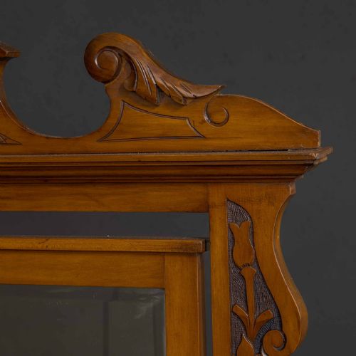 LATE VICTORIAN SATIN WALNUT WASHSTAND - ADDITIONAL PHOTO 4
