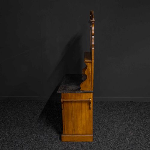 LATE VICTORIAN SATIN WALNUT WASHSTAND - ADDITIONAL PHOTO 17