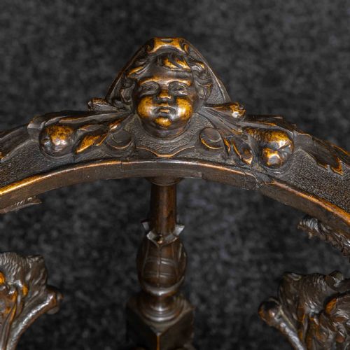 VICTORIAN CARVED OAK CORNER CHAIR - ADDITIONAL PHOTO 3