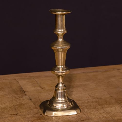 LATE VICTORIAN BRASS CANDLESTICKS - ADDITIONAL PHOTO 2