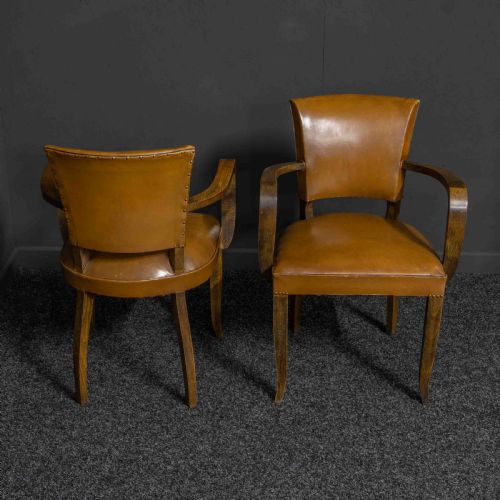 PAIR OF ART DECO CHAIRS BY OXEDOU - ADDITIONAL PHOTO 4