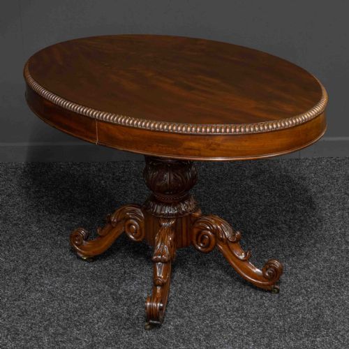MID 19TH CENTURY FRENCH MAHOGANY TABLE - ADDITIONAL PHOTO 5