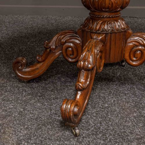 MID 19TH CENTURY FRENCH MAHOGANY TABLE - ADDITIONAL PHOTO 9