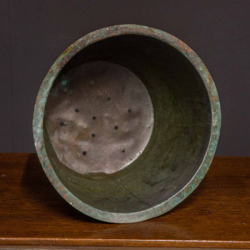 VICTORIAN VERDIGRISE COPPER PLANTER - ADDITIONAL PHOTO 3