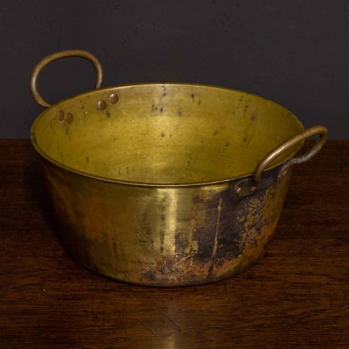 victorian brass jam pan - CATEGORY: ANTIQUE METAL - DATED VICTORIAN