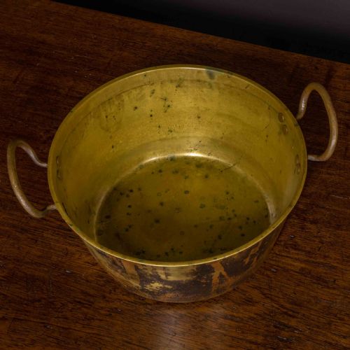 VICTORIAN BRASS JAM PAN - ADDITIONAL PHOTO 2