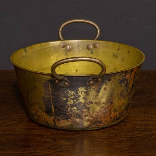 VICTORIAN BRASS JAM PAN - ADDITIONAL PHOTO 4