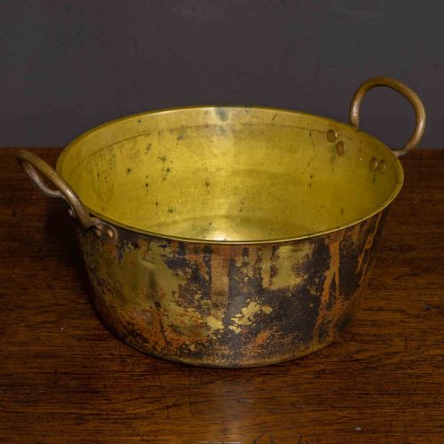 VICTORIAN BRASS JAM PAN - ADDITIONAL PHOTO 6