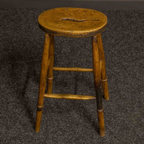 SET OF THREE VICTORIAN STOOLS - ADDITIONAL PHOTO 3