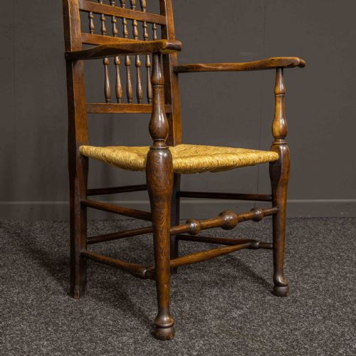 SET OF TWELVE LANCASHIRE SPINDLEBACK CHAIRS - ADDITIONAL PHOTO 7