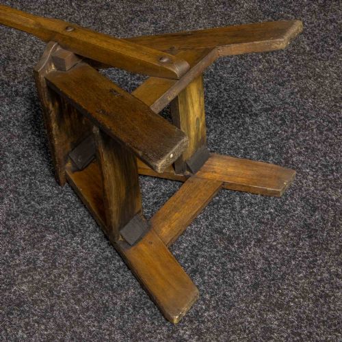 VICTORIAN MAHOGANY LIBRARY STEPS - ADDITIONAL PHOTO 8