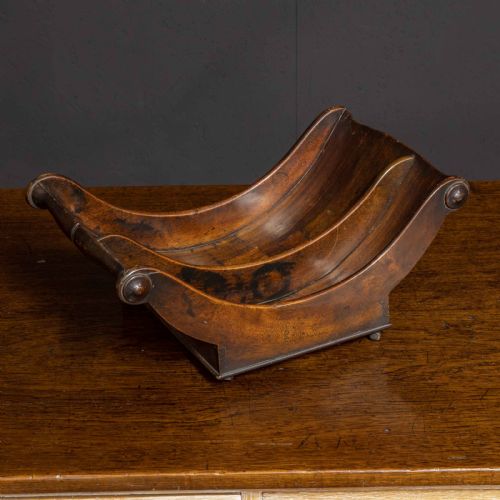 Georgian Mahogany Cheese Coaster