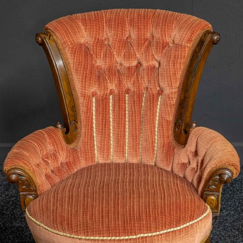 PAIR OF BOUDOIR CHAIRS - ADDITIONAL PHOTO 4
